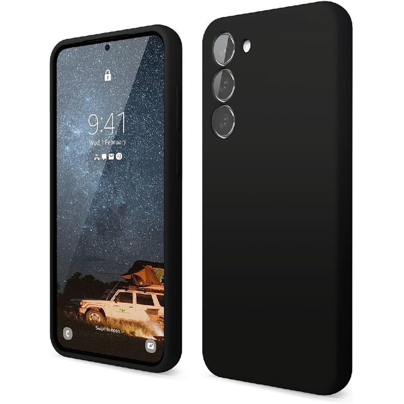 Θήκη Samsung Galaxy S23+ 5G - Ancus Silicon Liquid - Σκούρο Μπλέ