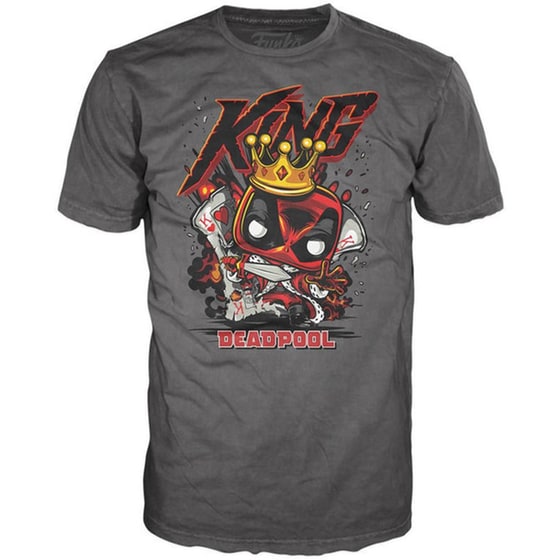 Funko Pop! Tee (Adult): Deadpool - King Deadpool T-Shirt (XL) image 0