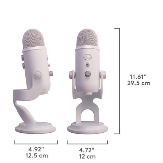 Logitech G Blue Yeti Aurora Collection Πυκνωτικό USB Μικρόφωνο - White Mist image 1