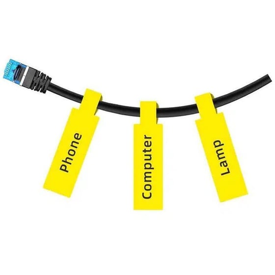 Θερμικά αυτοκόλλητα ετικετών NIIMBOT 12.5 x 74mm - 65 τμχ - Κίτρινο image 0