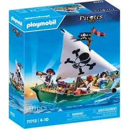 PLAYMOBIL® Πειρατικό Πλοιάριο (71713)