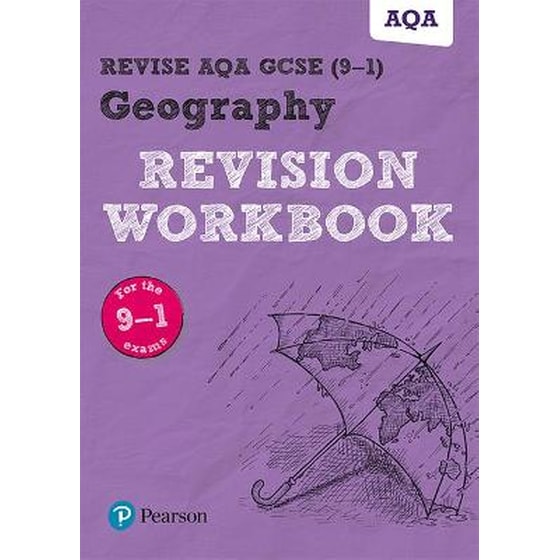 Pearson REVISE AQA GCSE Geography Revision Workbook - 2023 and 2024 exams image 0