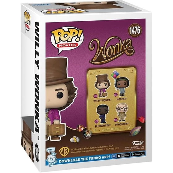 Funko Pop! Movies - Willy Wonka And The Chocolate Factory - Willy Wonka #1476 image 2