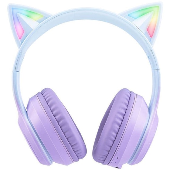 Ασύρματα Gaming Ακουστικά Κεφαλής Onikuma Β90 - Blue/Purple image 2