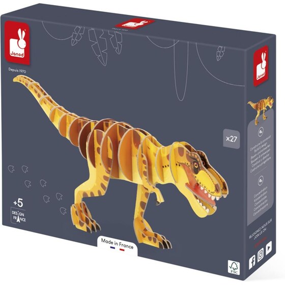 Janod Dino - 3d Παζλ Τυραννόσαυρος image 0