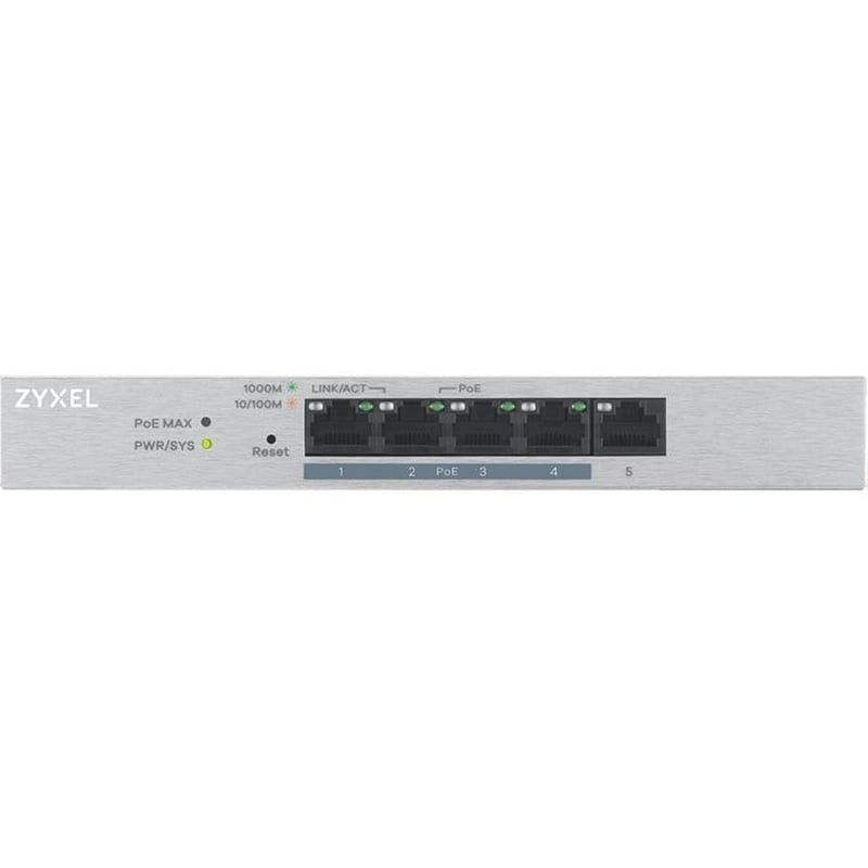 ZYXEL Zyxel GS1200-5HP v2 Network Switch Managed Gigabit Ethernet (1000 Mbps) PoE Support