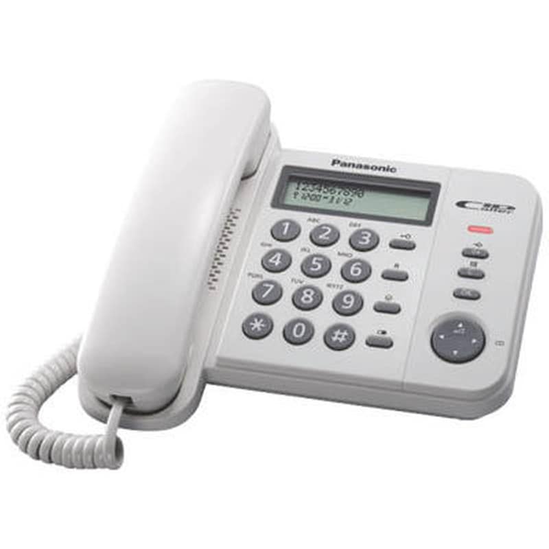 Ενσύρματο Τηλέφωνο Panasonic KX-TS560EX2W – Λευκό