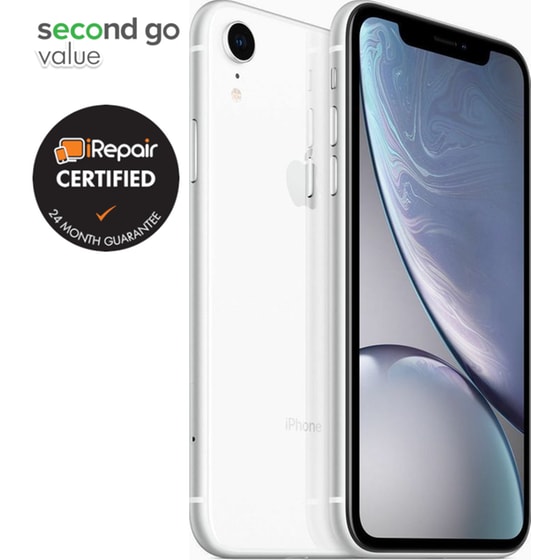 Μεταχειρισμένο Apple iPhone XR 64GB White second go value Certified by iRepair image 5