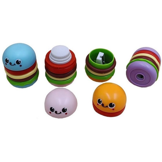 Ξύστρα & Γόμα Blue Sky 2σε1 Burger image 1