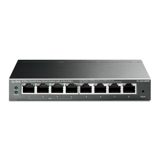 TP-LINK TL-SG108PE L2 Switch με 8 Θύρες Ethernet image 0