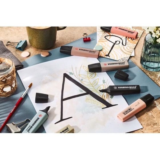 Μαρκαδόρος Υπογράμμισης Stabilo Boss 70/46 Black 2.0 mm image 3