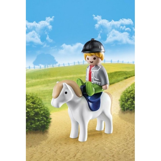 PLAYMOBIL® 1·2·3 Αγοράκι με Πόνυ (70410) image 1