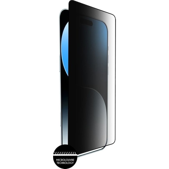 Προστατευτικό οθόνης Apple iPhone 16 Pro (6.3") - Idol Premium Privacy Antispy Semi Curved Black image 2