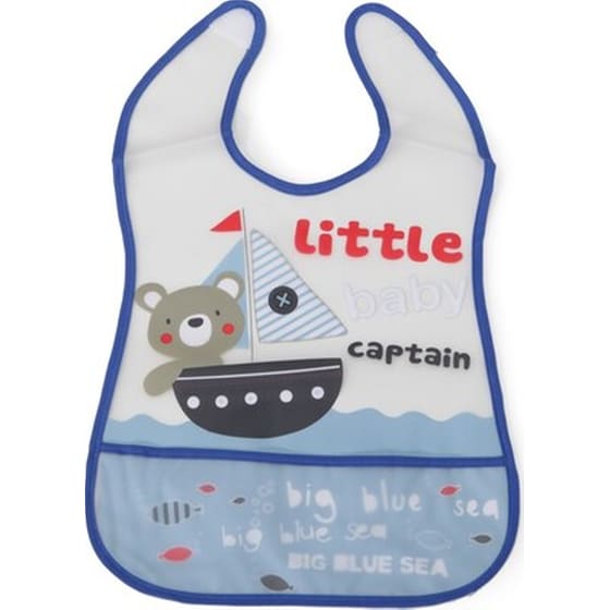 Cangaroo Αδιάβροχη Σαλιάρα Happy Meal Pink-blue 1004 image 1