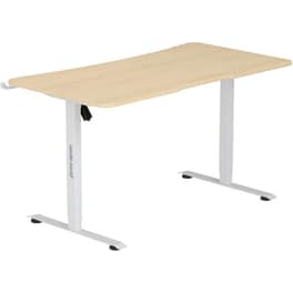 Γραφείο Gaming Anda Seat Xtreme-E με Αυξομειούμενο Ύψος - Wood & White