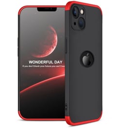 Θήκη Apple iPhone 13 - GΚΚ 360 Full Body Protection - Μαύρο/Κόκκινο