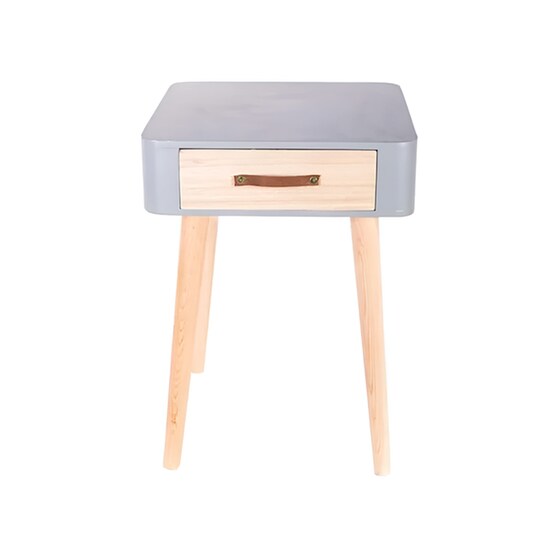Κομοδίνο Aria Trade Από Mdf 35x35x48 cm - Γκρι image 2