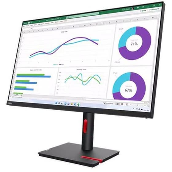 Lenovo ThinkVision T32H-30 Monitor 31.5'' QHD IPS Flat 60Hz 6ms image 2