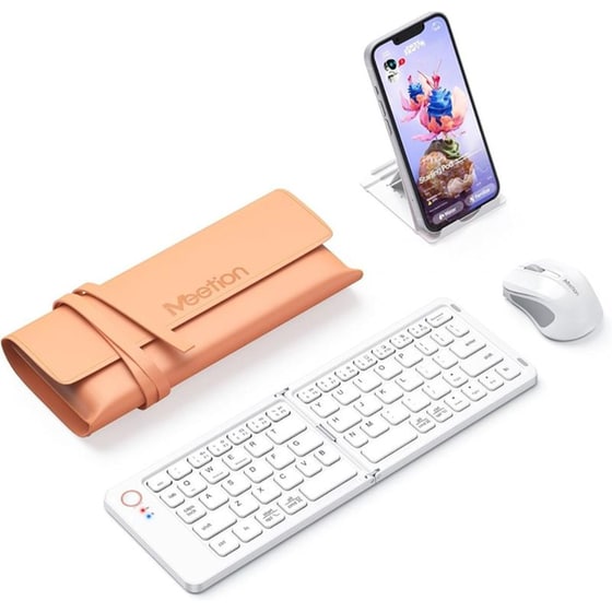 Meetion Btc001 Bluetooth Combo Λευκό image 3