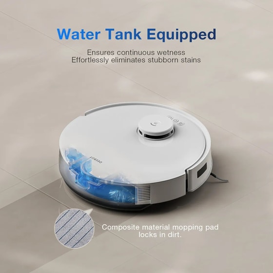 ECOVACS N20PLUS Σκούπα και Σφουγγάρισμα Λευκό Σκούπα Ρομπότ image 2