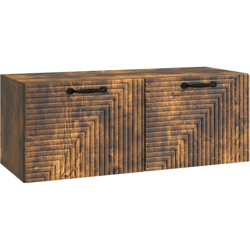 Επιτοίχιο Έπιπλο Τηλεόρασης VidaXL 78.5x31x30 cm - Καφέ Δρυς