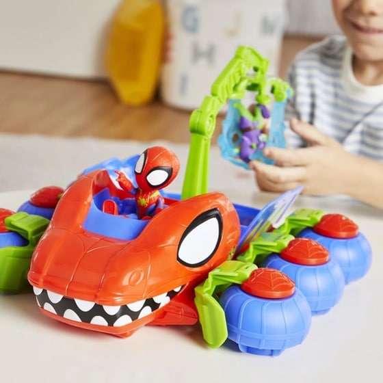 Hasbro Marvel Spidey And His Amazing Friends Dino Webs Team Όχημα (F9480) image 8