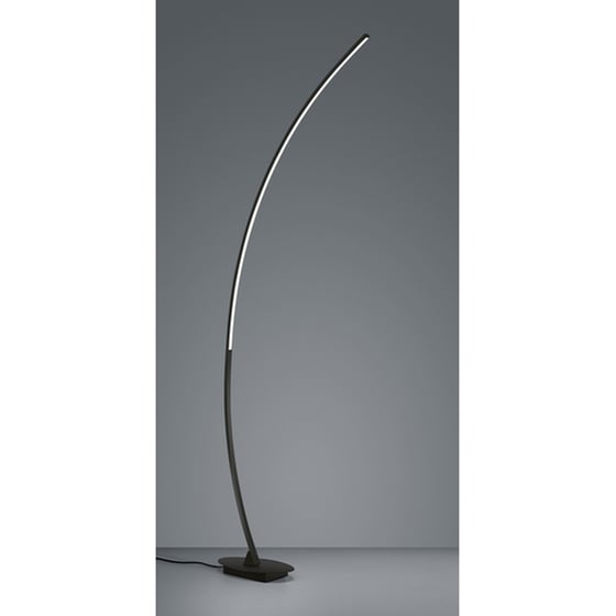 Trio Lighting Solo LED Φωτιστικό Δαπέδου Υ158xΜ15εκ. με Θερμό Λευκό Φως 1100lm ΜαύροΚωδικός: R42791132 image 3