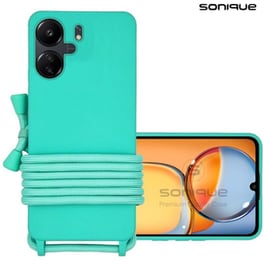 Θήκη Xiaomi Redmi 13C 4G - Sonique Με Κορδόνι Carryhang - Γαλάζιο