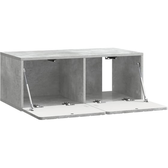 Επιτοίχιο Έπιπλο Τηλεόρασης VidaXL 78.5x41x30 cm - Γκρι image 4