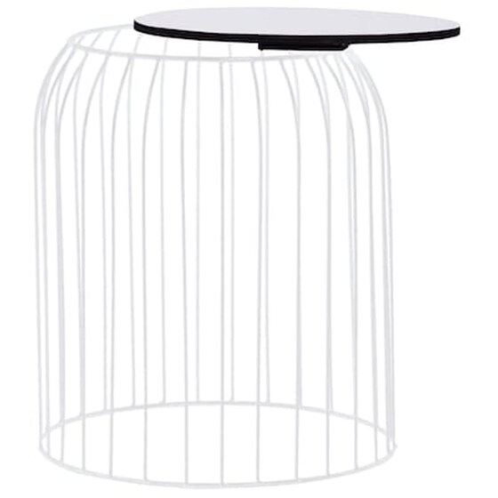 Σετ Τραπεζάκια Σαλονιού VidaXL από Μασίφ Ξύλο 3 Τμχ - Λευκά image 5