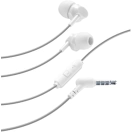 Ακουστικά Handsfree Cellularline Stylecolor 3.5mm Jack - Λευκό
