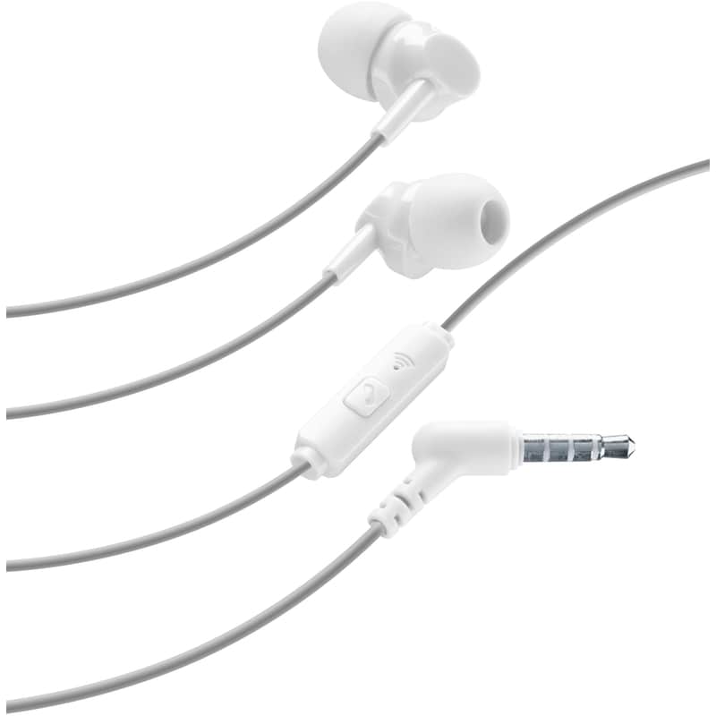 Ακουστικά Handsfree Cellularline Stylecolor 3.5mm Jack - Λευκό