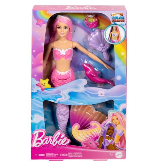 Κούκλα Barbie Γοργόνα Μαγική Μεταμόρφωση - (HRP97) image 0