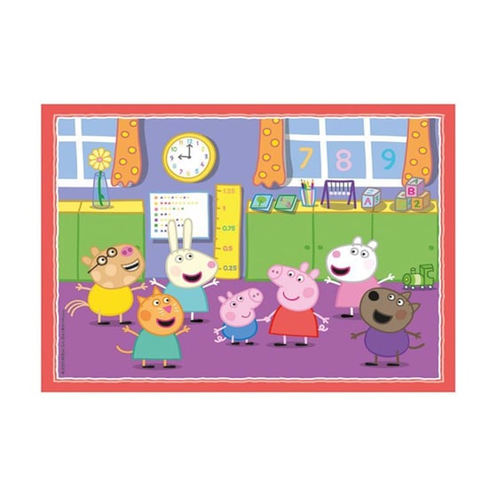 Παιδικό Παζλ Clementoni 4 In 1 Supercolor Peppa Pig (72 Κομμάτια) image 4