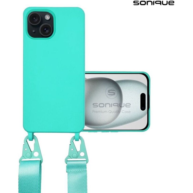 Θήκη Apple iPhone 15 - Sonique Carryhang Με Strap - Γαλάζιο SONIQUE