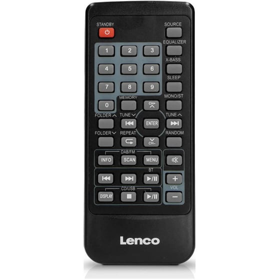 Ηχοσύστημα Lenco MC-150 20W - Μαύρο image 4