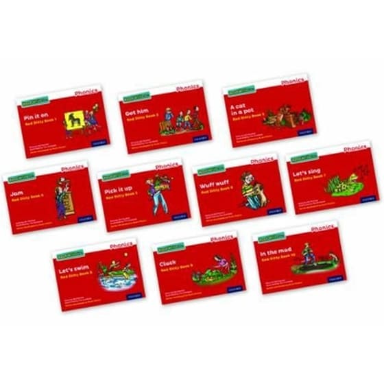 Read Write Inc. Phonics: Red Ditty books (Mixed Pack of 10) image 0