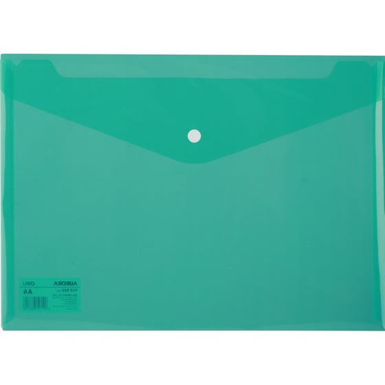 File Bag Snap Deli A4 2C Slucent Green image 0