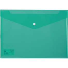 File Bag Snap Deli A4 2C Slucent Green