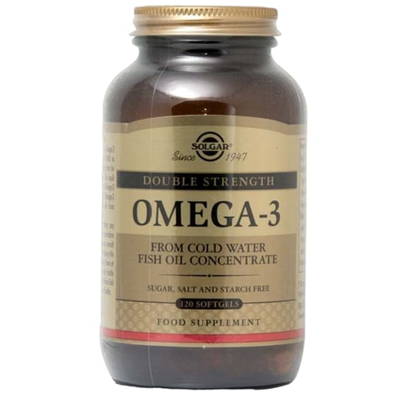 Λιπαρά Οξέα Solgar Omega-3 Double Strength - 120 μαλακές κάψουλες image 0