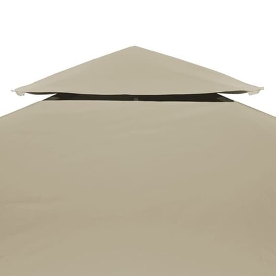 Vidaxl Κάλυμμα Ανταλλακτικό Για Κιόσκι 310 Γρ./μ² Μπεζ 3 X 3 Μ. image 4