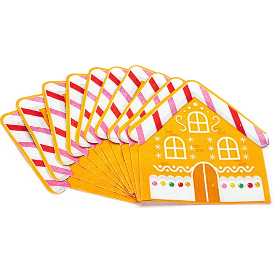 Tri-Coastal Design Χαρτοπετσέτες Xmas House image 1