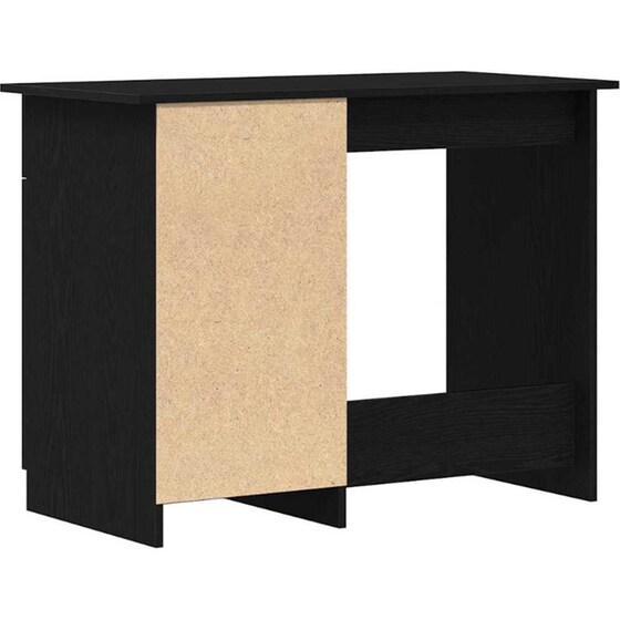 Γραφείο VidaXL από Επεξεργασμένο Ξύλο 100x50x76 cm - Μαύρη Οξιά image 4