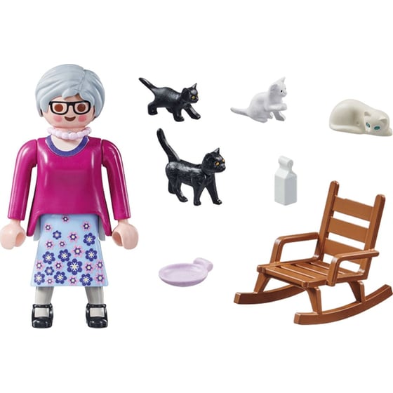 PLAYMOBIL® Special Plus Γιαγιά με Γατάκια (71172) image 2