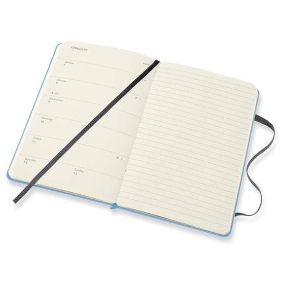 Ημερολόγιο Moleskine 2021-2022 18M Εβδομαδιαίο Pocket Peanuts Blue image 1