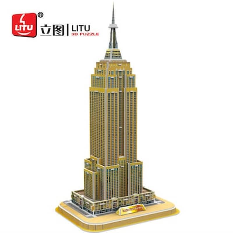 3d Puzzle Series Empire State Building Litu 55 Pcs C048h