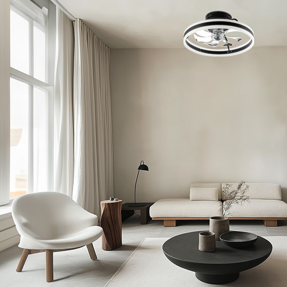 LIFE HALO 20W 50cm με Φως και Τηλεχειριστήριο Ανεμιστήρας Οροφής image 5