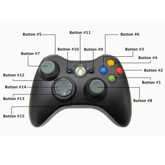 Microsoft Xbox 360 - Ασύρματο Χειριστήριο Xbox 360 Μαύρο image 2