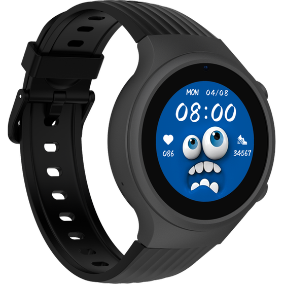 Smartwatch Kiddoboo x Lagenio WatchMe 4G K5 - Blue + Black Strap image 3