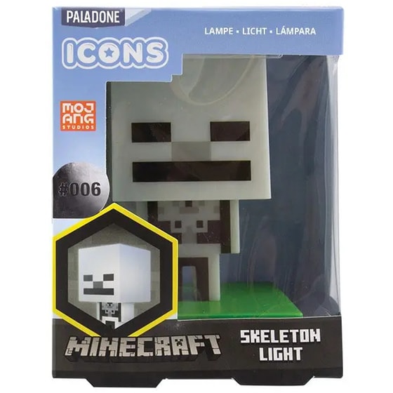 Φωτιστικό Paladone Minecraft Icon - Skeleton image 3